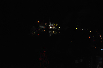 Night view from the observation room